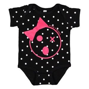 NWT Big Bow Polka Dot Onesie  6m-24m